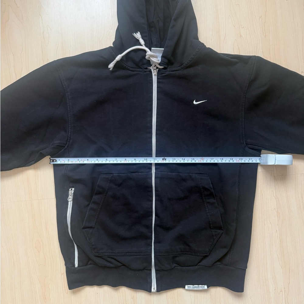 Mens Nike Standard Issue Black Zip Up Hoodie - Picture 5 of 5